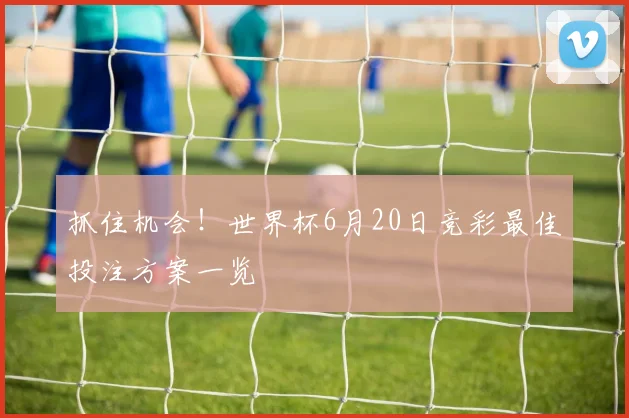 抓住机会！世界杯6月20日竞彩最佳投注方案一览