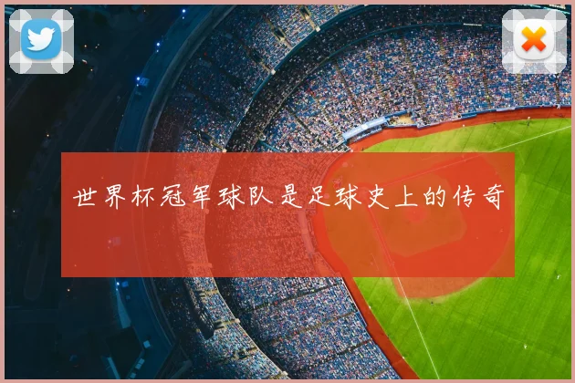 世界杯冠军球队是足球史上的传奇